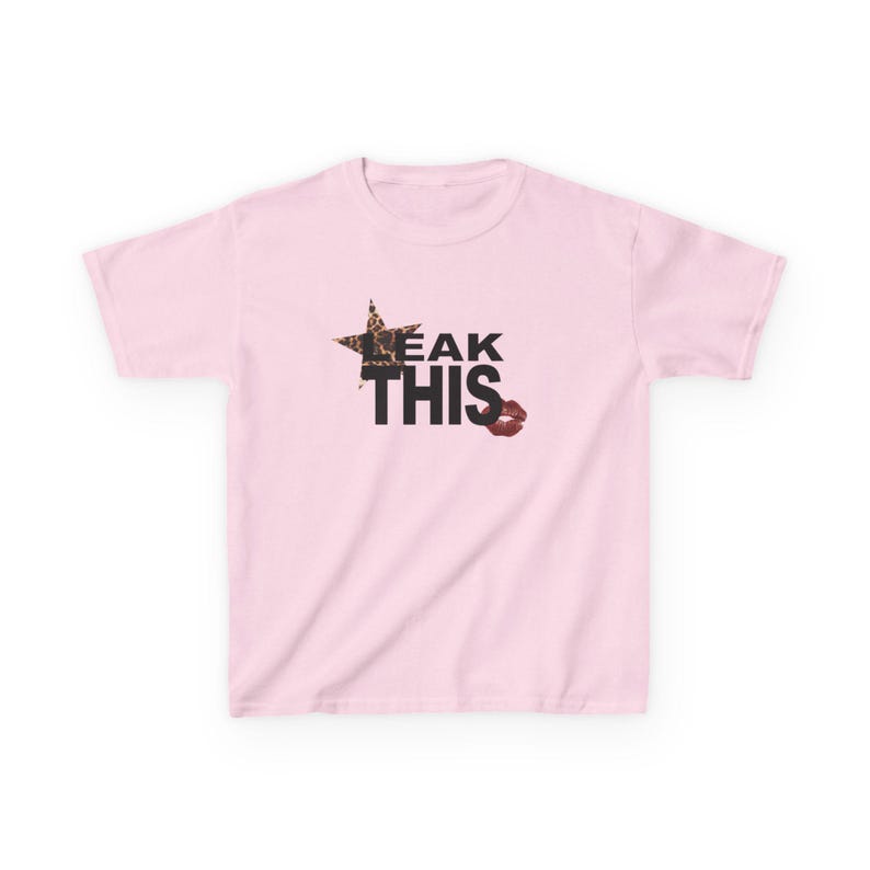 Tate McRae Leak This Baby Tee, T8 T-shirt T8 Concert T-shirt, Tate T shirt, Cute Baby Tee Flirty Aesthetic, Tate McRae Fan Gift image 10