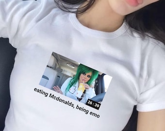 Trisha Paytas Baby Tee – Trisha Paytas merch - Trisha Meme Shirt - Trashy Top - Reaction pic