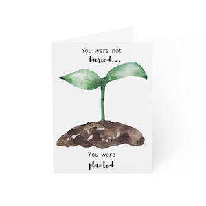 Lot de 10 cartes de voeux d'encouragement, planter des graines d'espoir, papeterie motivante, cartes de citations inspirantes, lot de cartes pour