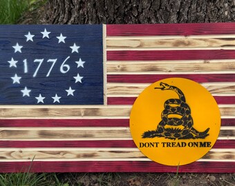 1776 American Flag- Don’t tread on me