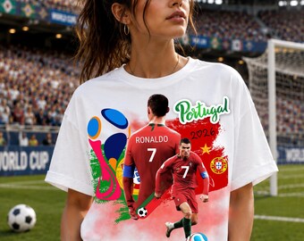 PNG calcio Portogallo, tifoso di calcio Ronado png, design calcio Portogallo 2026, tifoso della squadra del Portogallo PNG, amante del calcio sublimazione PNG,