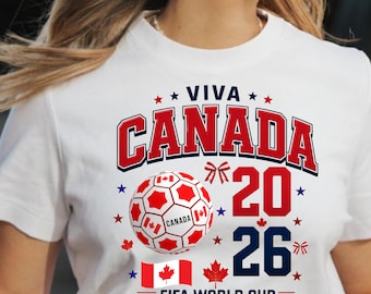 Coppa del Mondo FIFA, Canada 2026 Calcio PNG, Design Viva Canada Football Fan, Grafica Maglia Calcio Canadese, Download PNG Sublimazione Sportiva