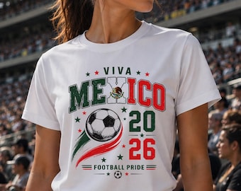 Messico 2026 Calcio PNG, Coppa del Mondo FIFA PNG, Design Maglia da Calcio Viva Messico, Sublimazione per Tifoso di Calcio Messicano, Design Maglia da Calcio PNG
