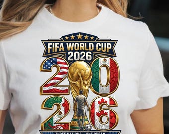 FIFA World Cup 2026 png, grafica per tifosi di calcio FIFA, design per tifosi di calcio USA Messico Canada, design per magliette del torneo di calcio, torneo di calcio