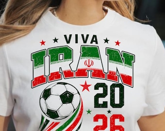 Maglia da calcio dell'Iran png, design della maglia della squadra dei tifosi iraniani, bandiera patriottica dell'Iran, regalo calcistico vintage retrò, clipart della Coppa del Mondo di calcio FIFA 2026,