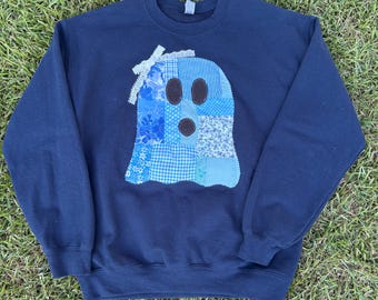 Ghost Patchwork Crewneck
