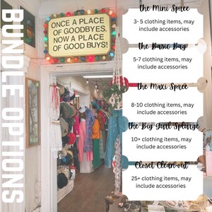 Thrifted Personalized Aesthetic Stylized Curated Clothing Bundle Mystery Box Pinterest inspired wardrobe image 3