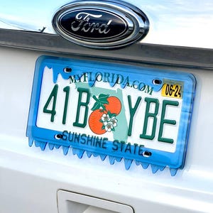 Copertura per telaio targa Slime Ooze, esposizione di auto, targa JDM, targa Tuner, modifiche per auto, regalo per amanti delle auto, cornice unica, regalo per lui, personalizzato