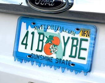 License Plate Frame Cover Slime Ooze, Car Show, JDM Plate, Tuner Plate, Car Mods, Car Lover Gift, Unique Frame, Gift for Him, Custom