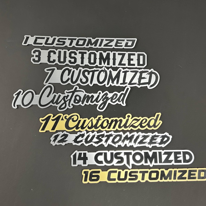 Custom Car Name Emblem Badge Custom, Your Own Text Car or Truck ...
