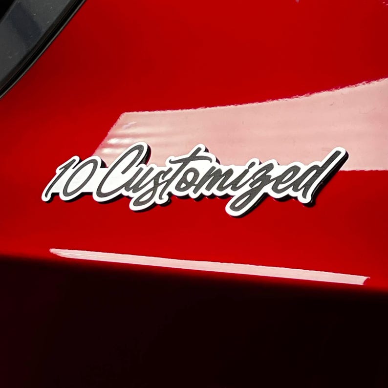 Custom Car Name Emblem Badge Custom, Your Own Text Car or Truck ...