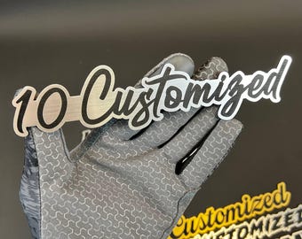 Custom Engraved Plastic Car Emblem – Personalized Badge for Your Vehicle