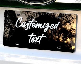 Custom License Plate for Front of Car | Custom Personalized License Plate | Custom Car Tags | 6x12 Aluminum | Car Tags | Made in USA