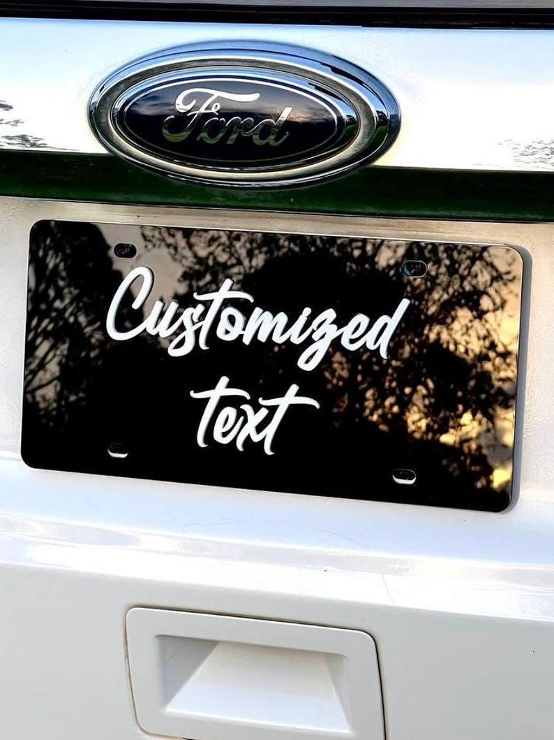 Custom License Plate for Front of Car | Custom Personalized License ...