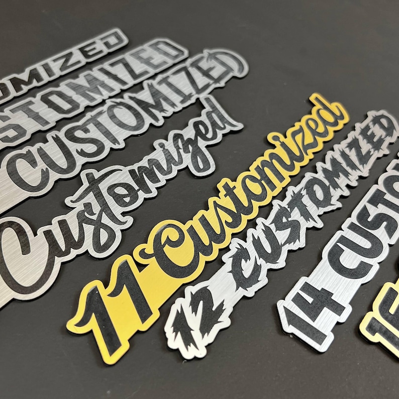 Custom Car Name Emblem Badge Custom, Your Own Text Car or Truck ...