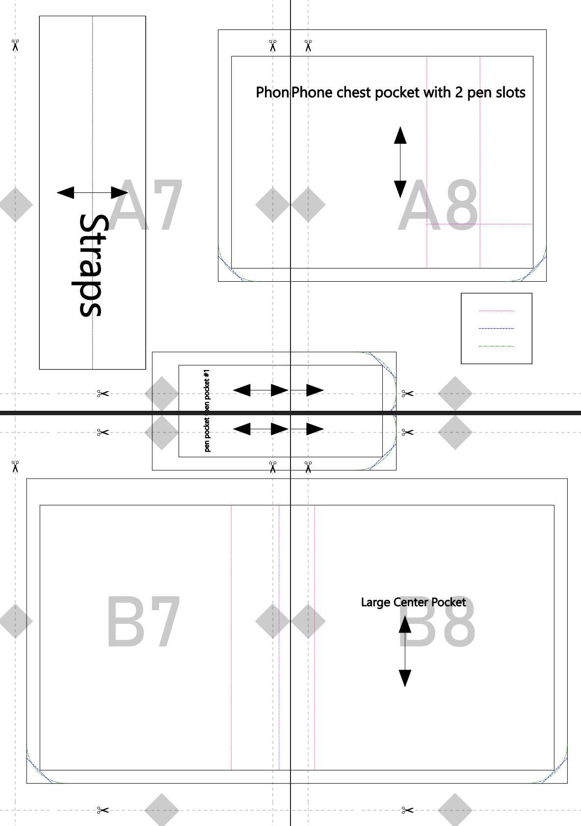 Inkscape Tiled Printing Template – US Letter A4 Pattern Plan Drafting ...