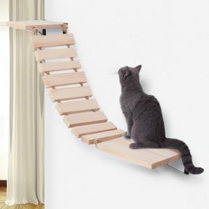 Cat Paw Steps, Cat Feeding Shelf, Cat Wall Furniture, Wall Shelves for Cat, Cat Wall Shelves, Wooden Cat Shelves, Cat Steps, Cat Playground