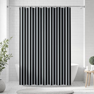 Las Vegas Raiders Black Waterproof Bathroom Set | Shower Curtain & More | Sport Theme