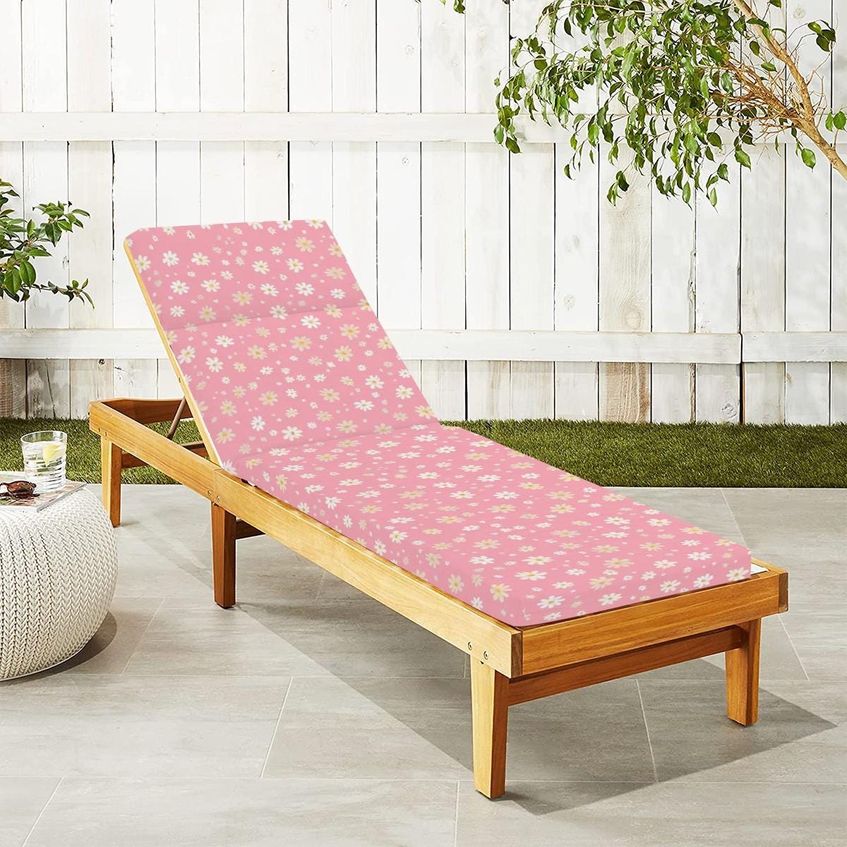 Pink Outdoor Chaise Lounge Chair Cushions Lounge Chair Cushion