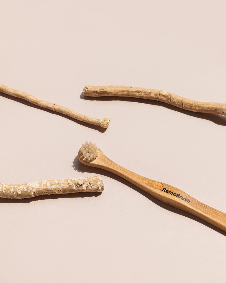Organic Miswak Stick — Sunnah Toothbrush from the Arak Tree | Natural, Halal, Plastic-Free Oral Care | 1 Vacuum-Sealed Stick image 4