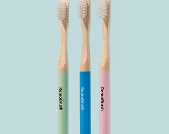 Kids Bamboo Toothbrush with Miswak-Infused Bristles | Soft, Eco-Friendly, Halal Children's Oral Care | Plastic-Free Sunnah Brush