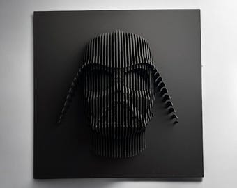 Darth Vader from Star Wars Layered Wall Art / Sculpture