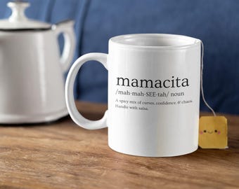 Mamacita Tasse - Latein Kaffeetasse - Mami Kaffeetasse - Mamacita Insel - Insel Villa Tasse