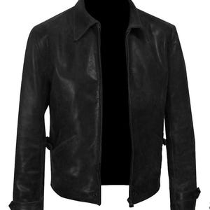 New Men's Skyfall Vintage Black Leather Jacket