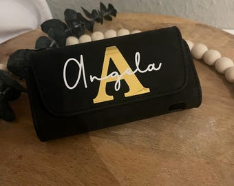 Personalisierte E-Zigaretten Tasche mit Namen – Vape Case mit Initiale | Geschenk für Raucher & Dampfer | Stylische Aufbewahrung