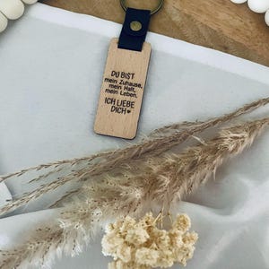 Keychain, Personalized, Individual, Gift, Lasered, Wooden Pendant