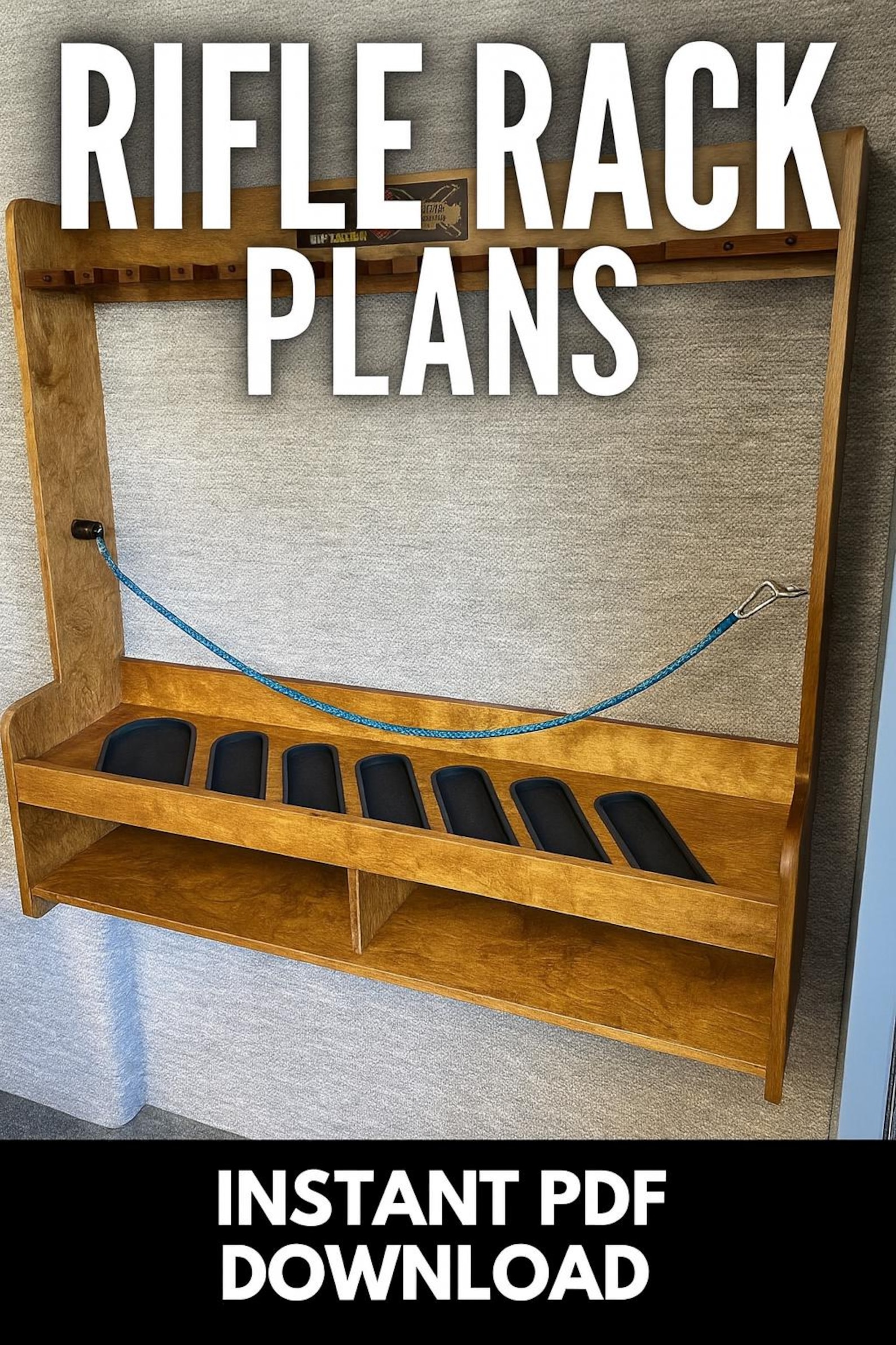 Wall-mounted Rifle Rack Woodworking Plans | Build A Vertical Gun ...