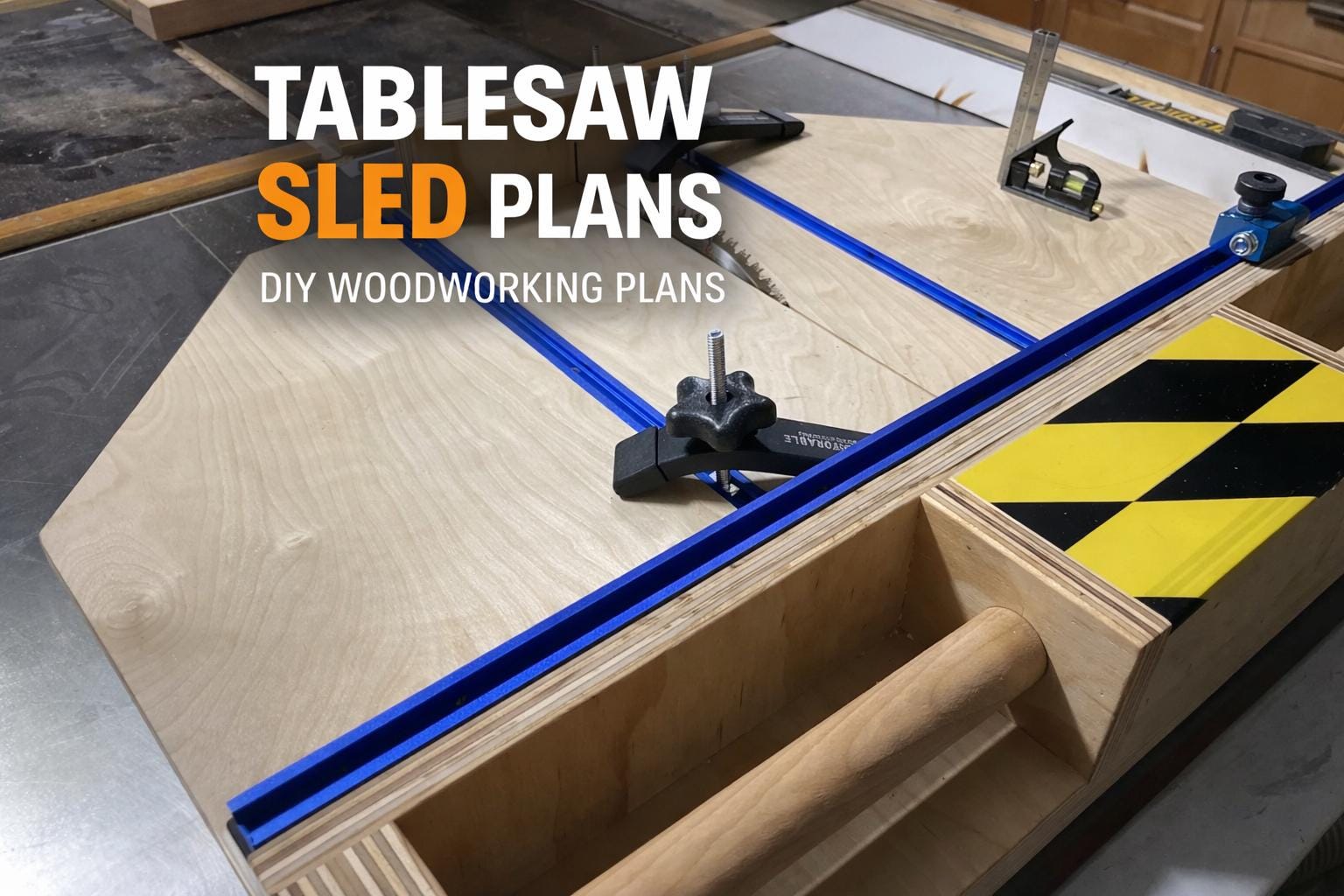 Ultimate Crosscut Sled Build Plans | Precision Table Saw Jig PDF | DIY ...