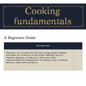 A Beginner&#39;s Guide to Cooking