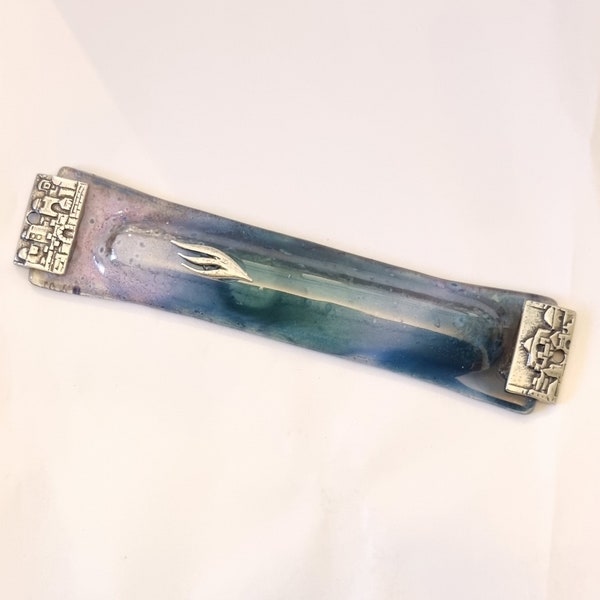 Glass Mezuzah Case Etsy