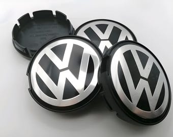 Set of 4 Volkswagen wheel centre alloy hub wheel caps badges