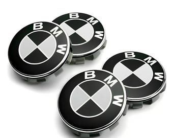 Set of 4 BMW Alloy Wheel Hub Centre Caps Badges 68 MM