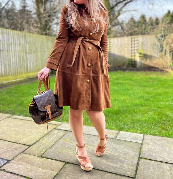 Leder Mantel Damen Veloursleder Mantel Damen Mantel Wattiert Leder