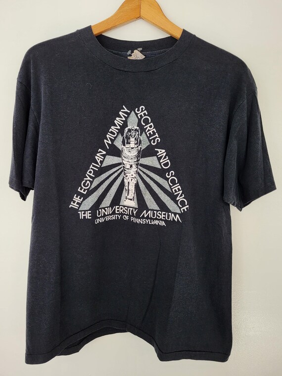 Vintage Egyptian Mummy Science Museum T Shirt