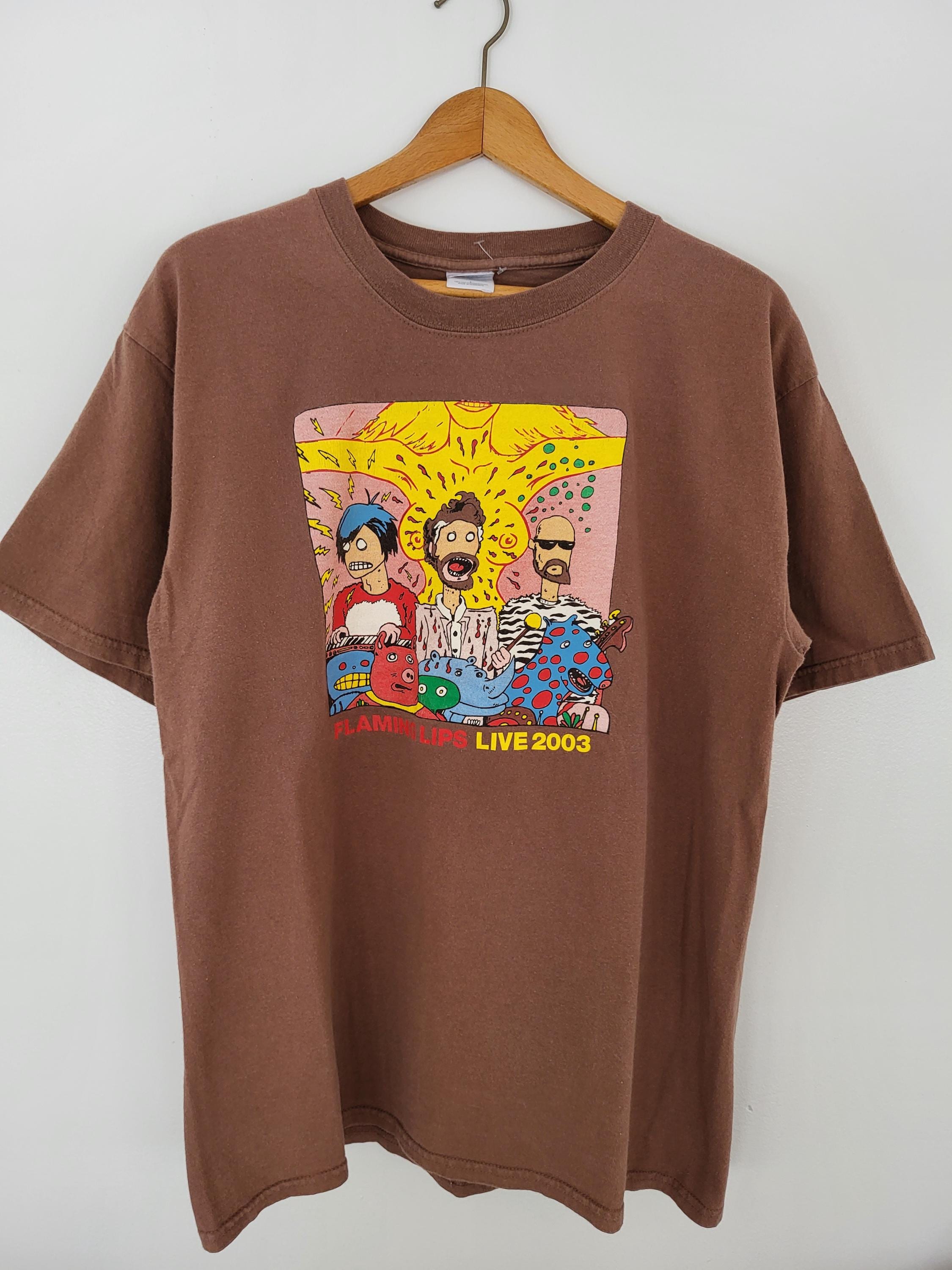 flaming lips Tシャツ　XL 2024 Flaming Lips Shirt XL Peace Punk Rock Forever Official