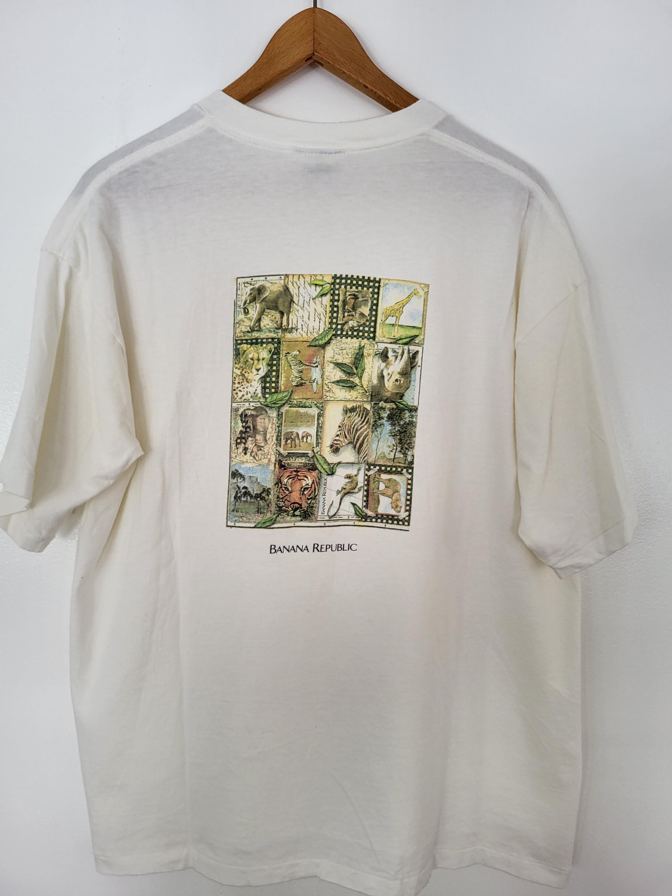 Vintage Banana Republic Promo T Shirt - Etsy