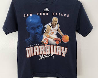 Vintage Youth Adidas NY Knicks Stephon Marbury T Shirt