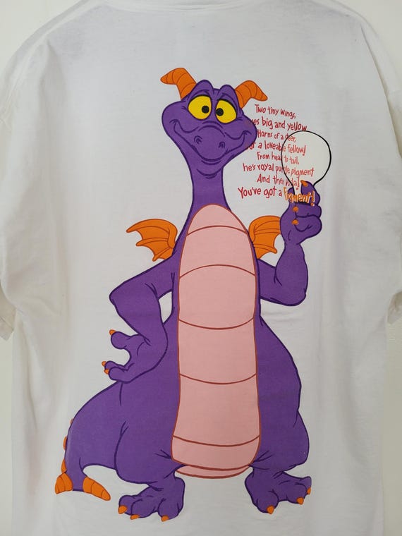 Vintage Disney How To Draw Figment T Shirt Gem