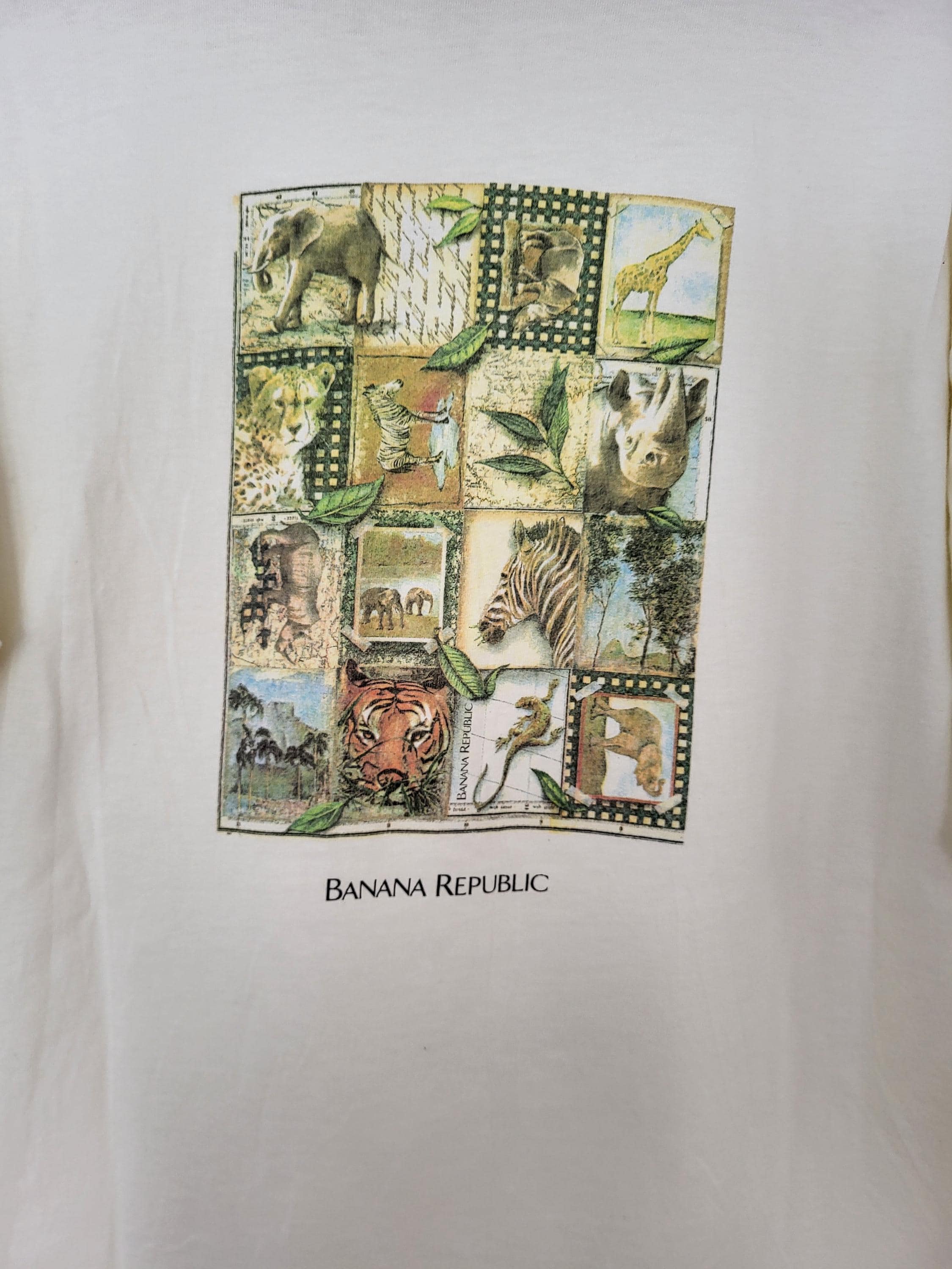 Vintage Banana Republic Promo T Shirt - Etsy