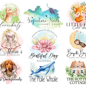 Loghi personalizzati ad acquerello, progettazione di loghi personalizzati, progettazione di loghi personalizzati per aziende, progettazione di loghi, progettazione di loghi disegnati a mano, logo, logo fotografico