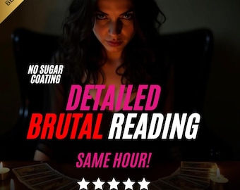 Brutal Tarot Reading Same Hour Psychic Insight, Honest Guidance, No Sugar Coating, Telepathic Reading