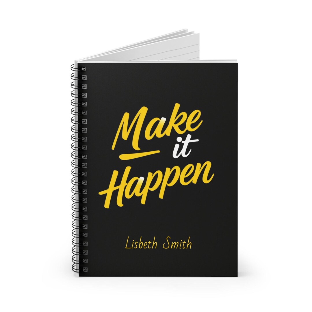 Motivational Spiral Notebook - Ruled Line, Inspirational Journal, To-do ...