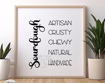 Sourdough SVG File | Artisan Bread Design