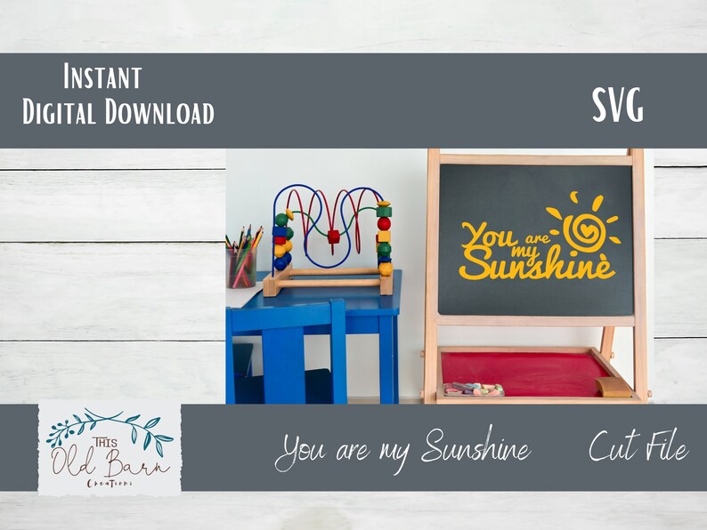 You Are My Sunshine SVG Cutting File Etsy