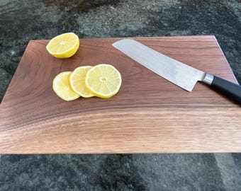 Black Walnut or Cherry Cutting Boards - 1" Thick, One Piece, No Glue