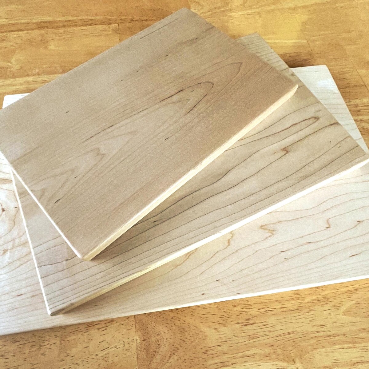 Handcrafted Maple Cutting Boards - Set of 3 or Individual Sizes